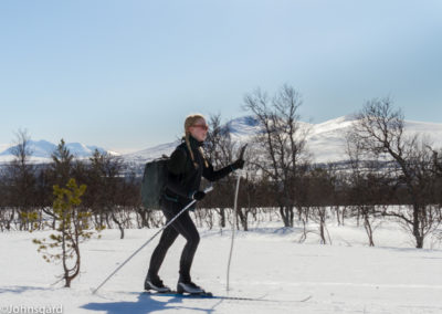 Cross country skiing routes