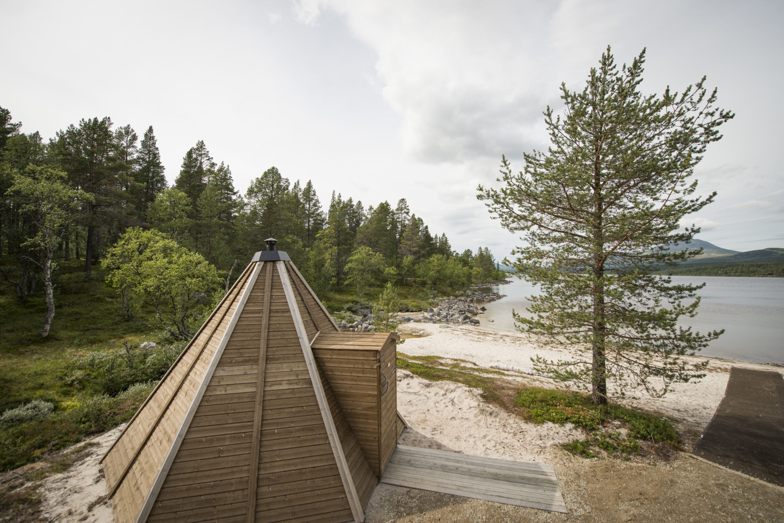 universell utforming utedo ved langodden