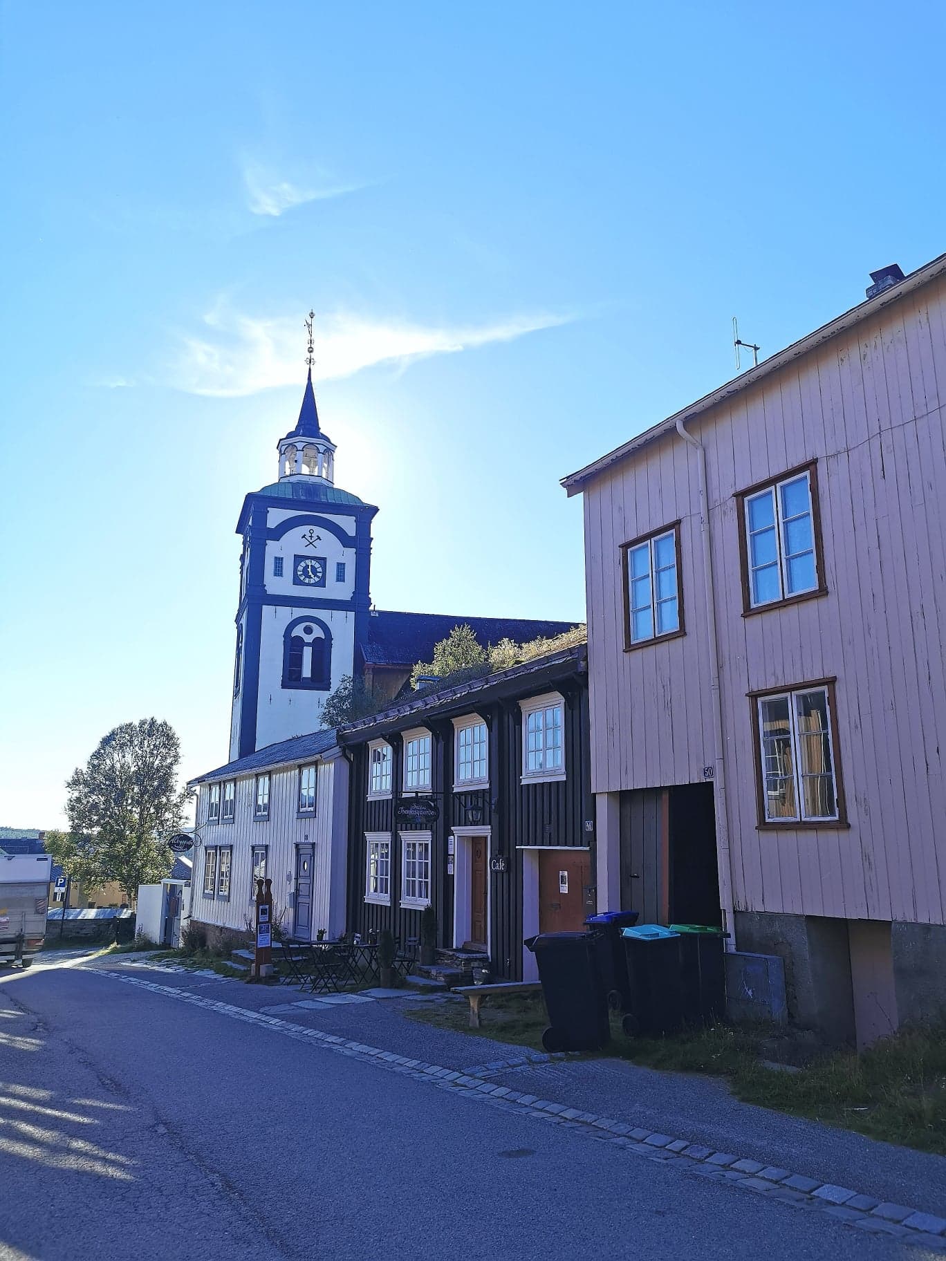 hest og lasskjører på vei til rørosmartnan