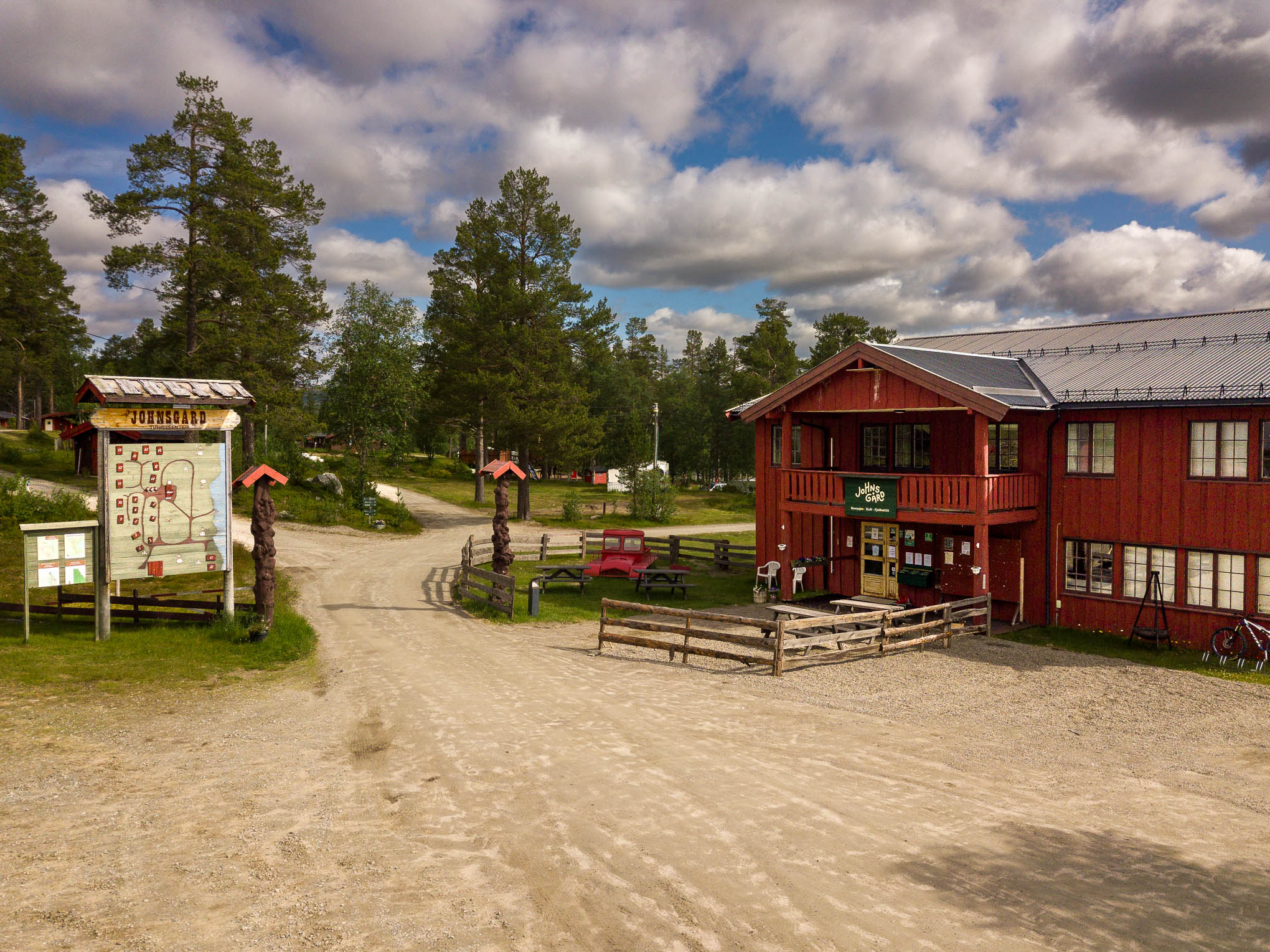 Vertskapet på Johnsgård, vinter